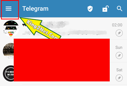 قرار دادن رمز بروی برنامه تلگرام اندرویدی